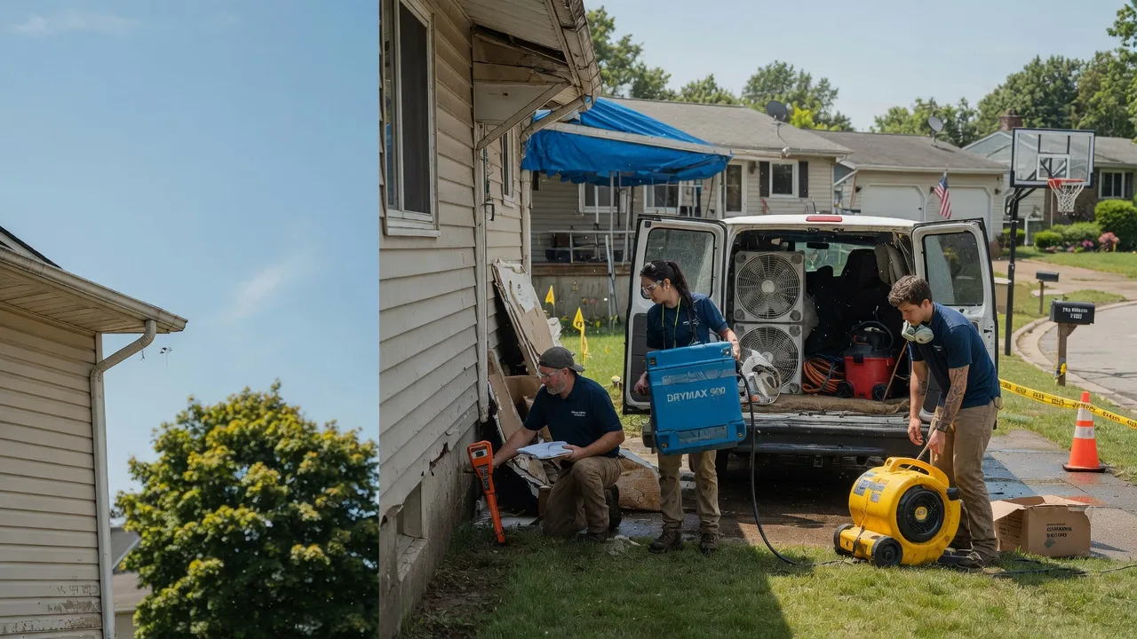 Ceiling Leak Cleanup in Milford Square, PA near me